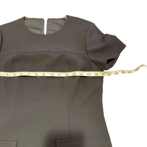Elie Tahari Women's Black Short Sleeve Jaelyn Dress Size 6 - Picture 11 of 15